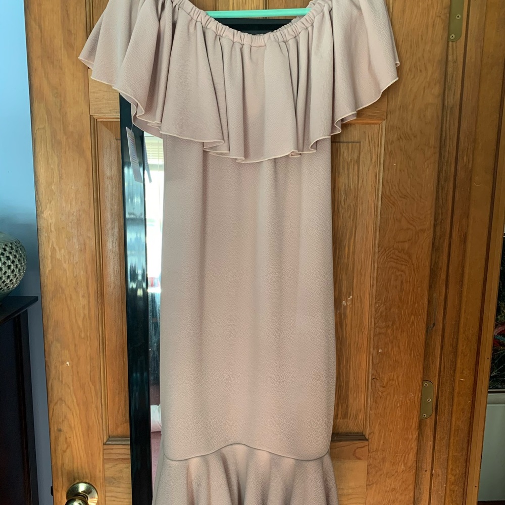 Lularoe Cici nude dress